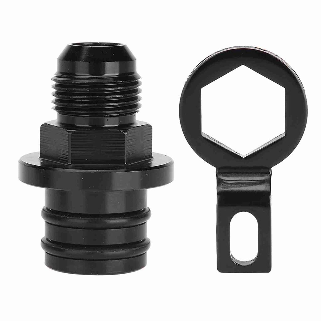 Block Plug Adapter Breather Fittings To 10AN Fit for Honda Acura D Series D16