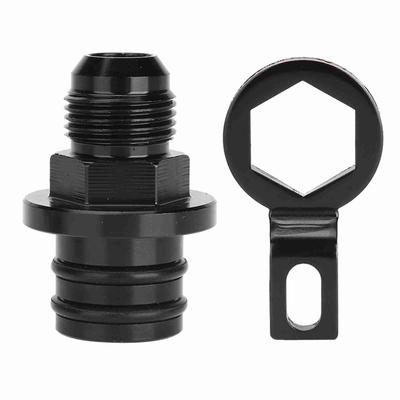 Block Plug Adapter Breather Fittings To 10AN Fit for Honda Acura D Series D16