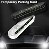 1Pcs Car Temporary Parking Card Phone Number Card Plate Sticker Mercedes Benz AMG C E S GLE CLC Class W204 W203 W205 W124 W221 W213 W212