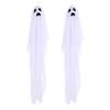 2 Pcs Halloween Hanging Ghosts Spooky Outdoor Light-Up Flying White Ghosts