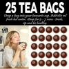 The Tea Trove Organic Dandelion Tea Bags|25 Eco-Friendly Dandelion Root Tea Bags In Resealable Pouch-Caffeine Free Foe Digestion ,0.05 Kilograms