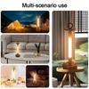 Rechargeable Cross Table Lamp 2000mAH Desktop Night Light Touch Atmosphere Light USB Camping Light Outdoor Home