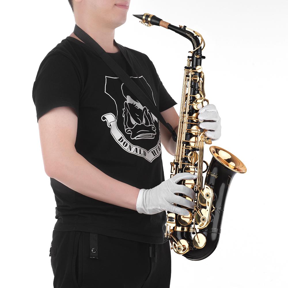 Muslady Eb Alto Saxophone Kit 82Z Key w/ Accessories Professional Beginners
