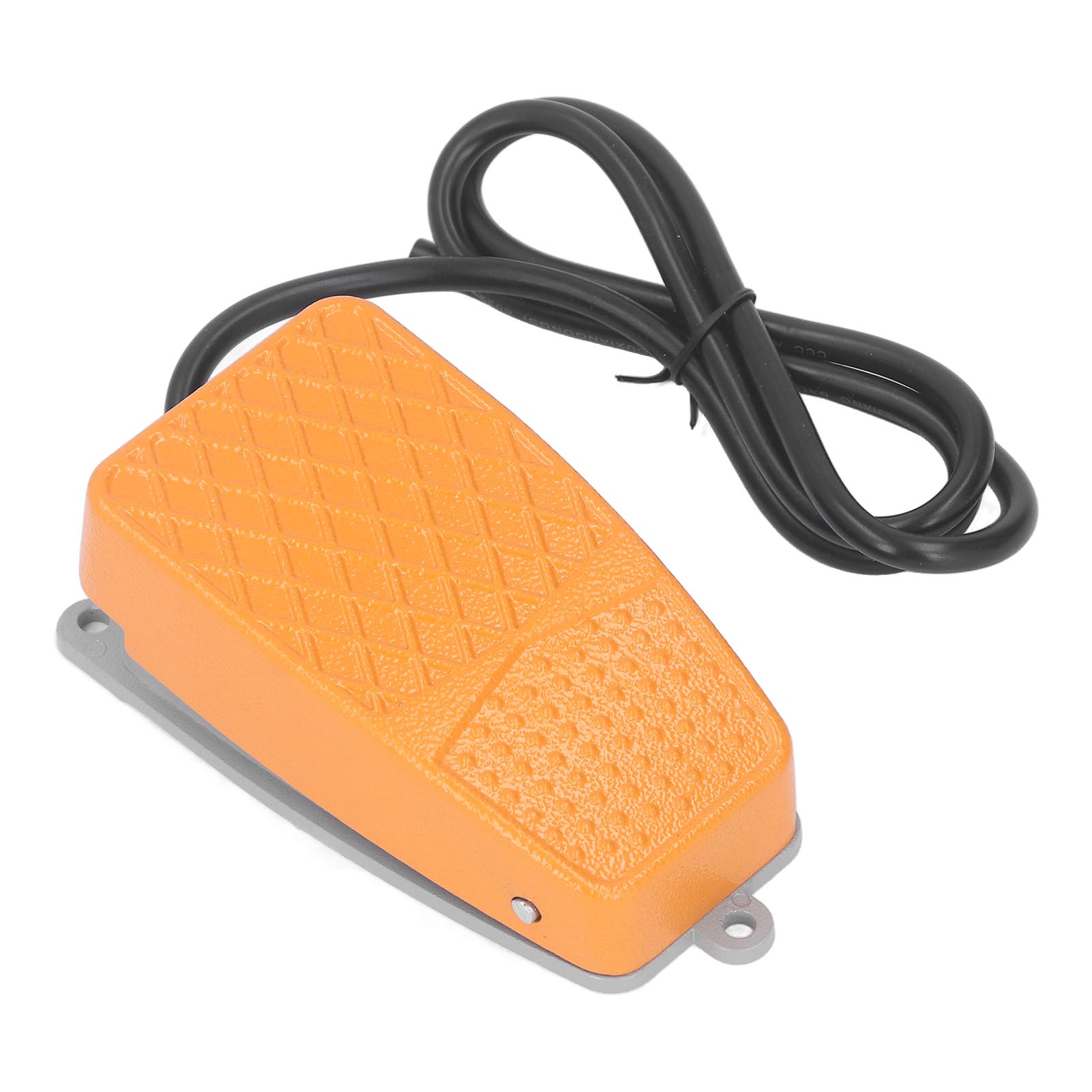 

250V Foot Switch Silver Contact Anti Slip Aluminum Alloy Shell Foot Power Control for Table Saw Normally Closed