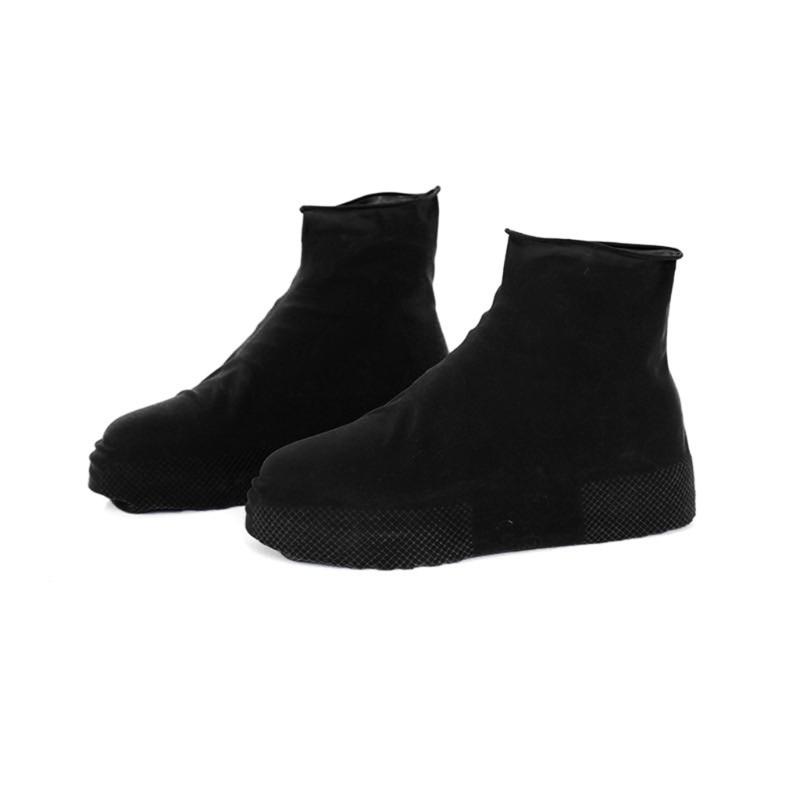 Copriscarpe in Silicone Impermeabili Elastiche Galosce da Pioggia per Giornate Piovose all'Aperto Antiscivolo Resistenti all'Usura Copriscarpe da Pioggia