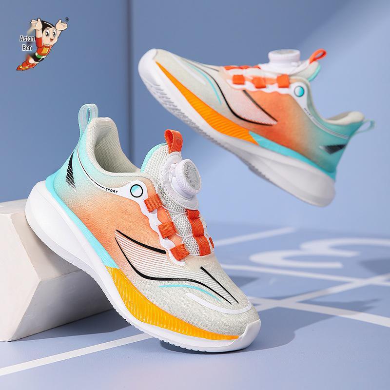 Tênis de Corrida Respirável em Malha para Meninos Astro Boy - Coleção Outono 2025 para Crianças de Médio e Grande Porte