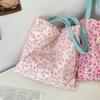 4 New Sweet Cartoon Bear Embossed Shoulder Bag Double Shopping Bag Cute Student Casual Armpit Bag