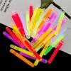 10/100x Glowing Sticks Bright Colorful Light Chemical Fluorescence Sticks for Wedding Decoration Night Fishing Float Rod Lights