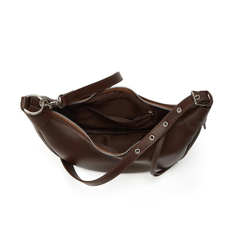 Neformální Retro Dojíždění Podpažní Taška Jednoramenní Crossbody Taška Tvaru Knedlíku Crossbody Taška ve Tvaru Půlměsíce