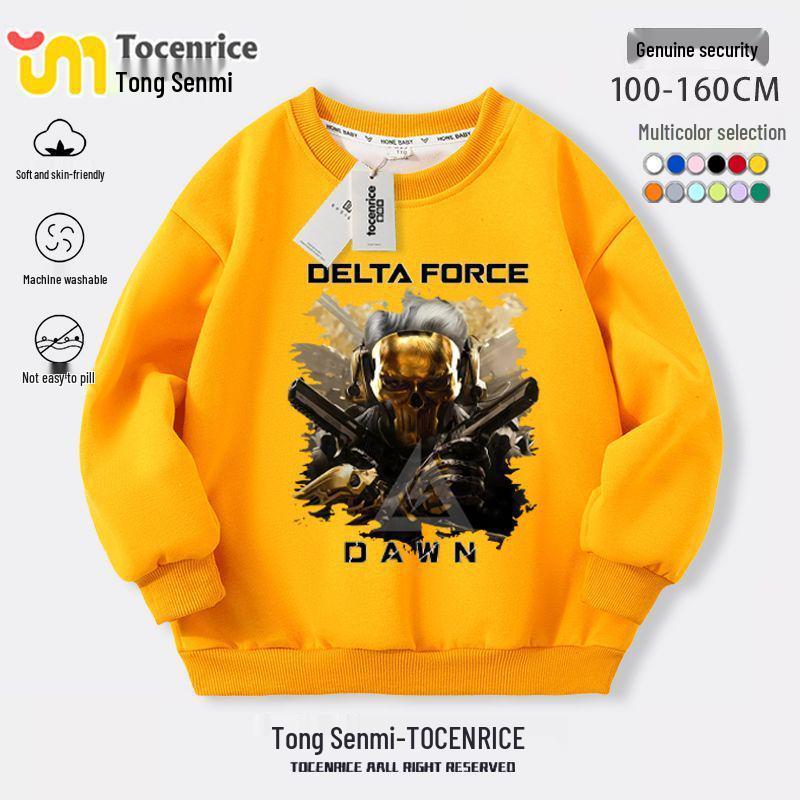 Delta Action Boys' Floral Eclipse Rose Sweatshirt & Sweatpants Set - Autumn/Winter Collection