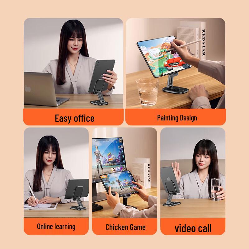 Pisen Foldable Dual-Axis Phone & Tablet Stand