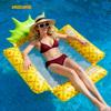 Summer Foldable PVC Inflatable Floating Row Swimming Pool Water Hammock Air Cushion Bed Water Sports Water Bed Can Lie or Sit