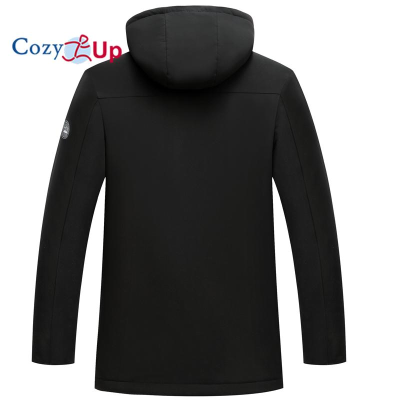 Cozy Up Men's Heavyweight Hooded Puffer Coat