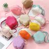 Handmade Kids Girls Shoulder Bag Flower Straw Baby Bags Messenger Bag Children Keys Coin Purse Cute Princess Mini Handbag