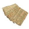 5PCS Rabbit Grass Mat 4 Season Universal Warm Grass Woven Bed Mat Bunny Bedding Nest for Guinea Pig Parrot Hamster Rat