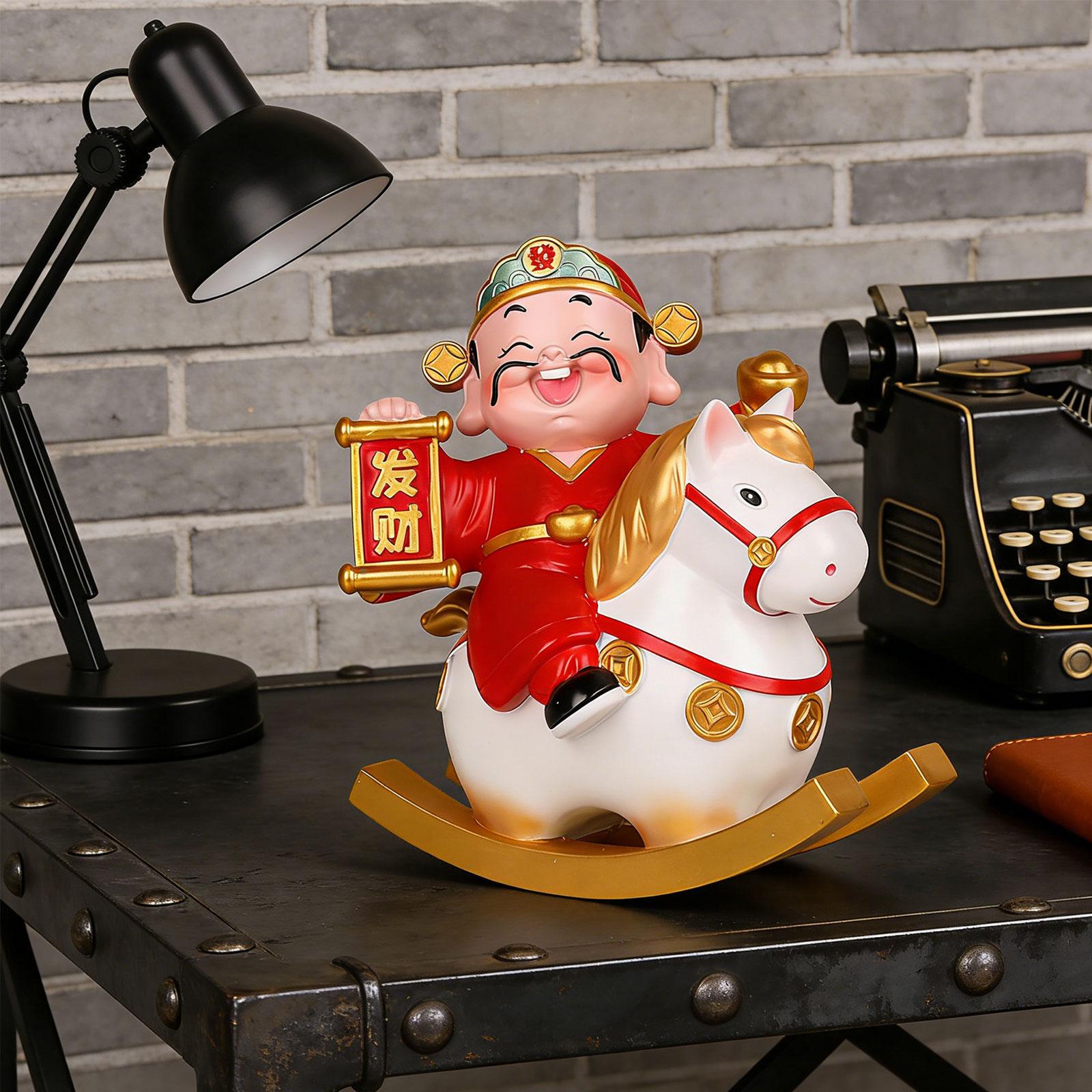 Horse Figurine Resin Horse Statue Ornaments Mini Figurine for Desktop Party Supplies