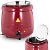 Electric Soup Thermos Kettle, Stainless Steel, Cooltouch, 400 W, 10 L, 3580C, Red