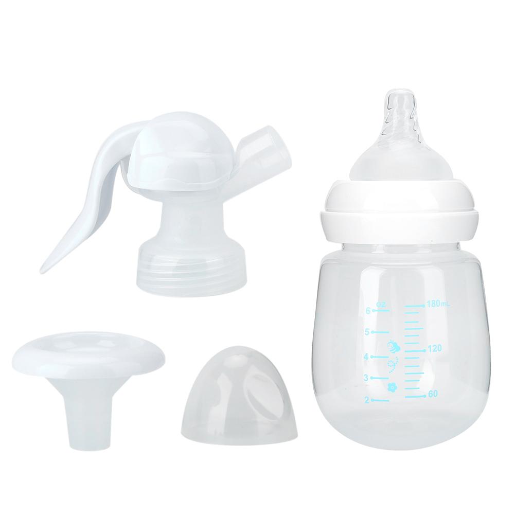 Manual Suction Breast Pump   Painless Baby Infant Feeding Milk Bottle Tool