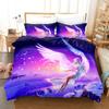 Angel Bedding Set Single Twin Full Queen King Size Fallen Angel Bed Set Aldult Kid Bedroom Duvetcover Sets 3D Print 005