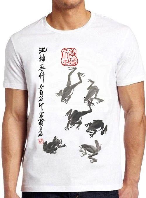 Matsumoto Hoji Frog Flying Frogs Japanese Art Painting Gift Tee T Shirt M1085 L