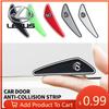 Interior Stickers 4pcs Car Body Bumper Antis-scratch Anti-collision Rubber Strips For F-SPORT ES RX NX LS UX LM LX GX LC R