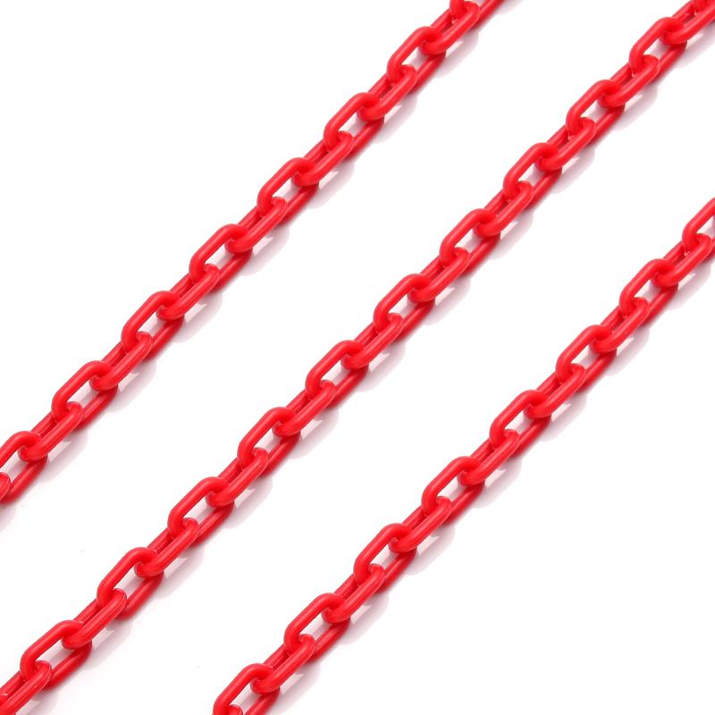 10Pcs/Lot 0.5m Colorful Acrylic Link Chain Keychains for Decoration Making Accessories DIY Necklace Bracelet Phone Chain Supply