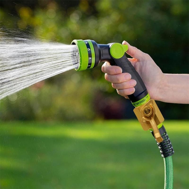 Portable Sturdy Brass 3/4Inch Hose Shutoff Valves Convenient for Outdoor Faucets and Sprinkler Systems Daily Use
