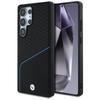 Bmw Case Leather Textured And Smooth     Magsafe For Samsung Galaxy S25 Ultra Black