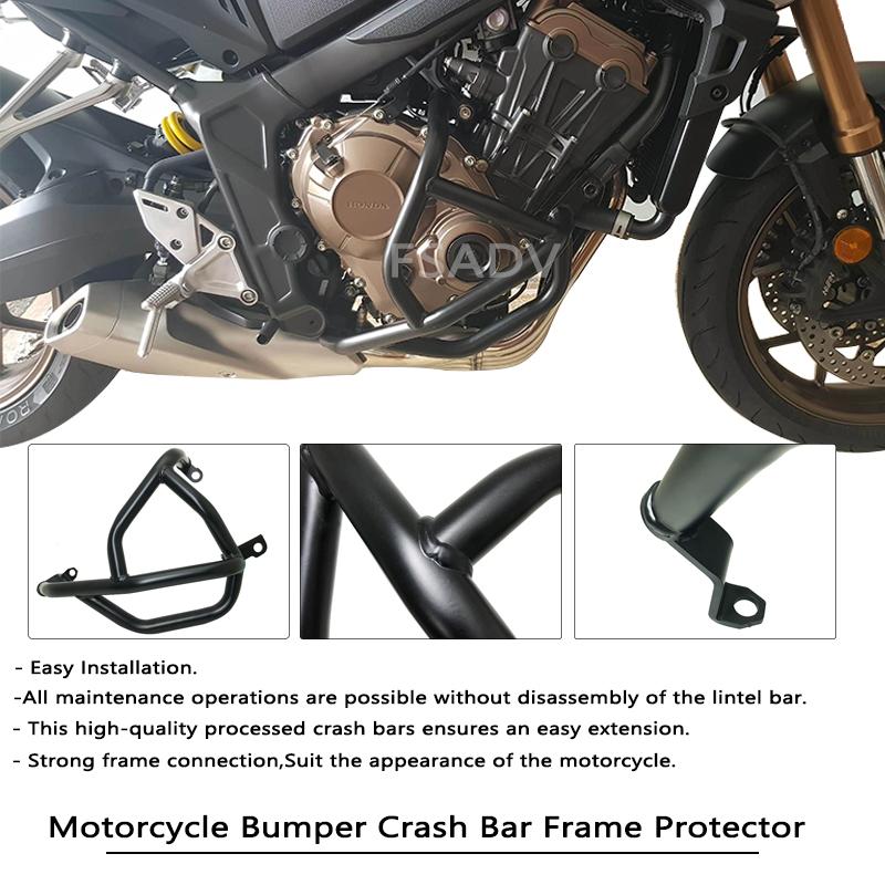 Fit For HONDA CB650R Engine Guard Crash Bar Frame Bumper CB650 R CB 650R 2019-2023 2022 Motorcycle Fall Protection Protector
