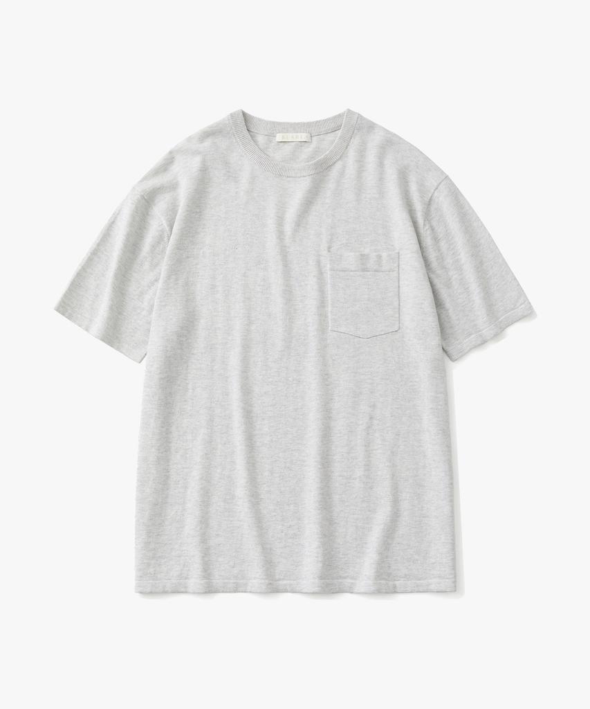Summer Woman Cotton Summer Wool Boy Half Knit White Melange