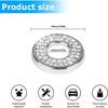4pcs Sparkling Rhinestone Decals for Mercedes Benz E C Class Inner Door Lock Handle Pull Rod Bolt Cover