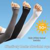 Ice Silk UV Protection Arm Sleeves for Men & Women - Cooling, Sun Protection for Outdoor, Travel, and Running