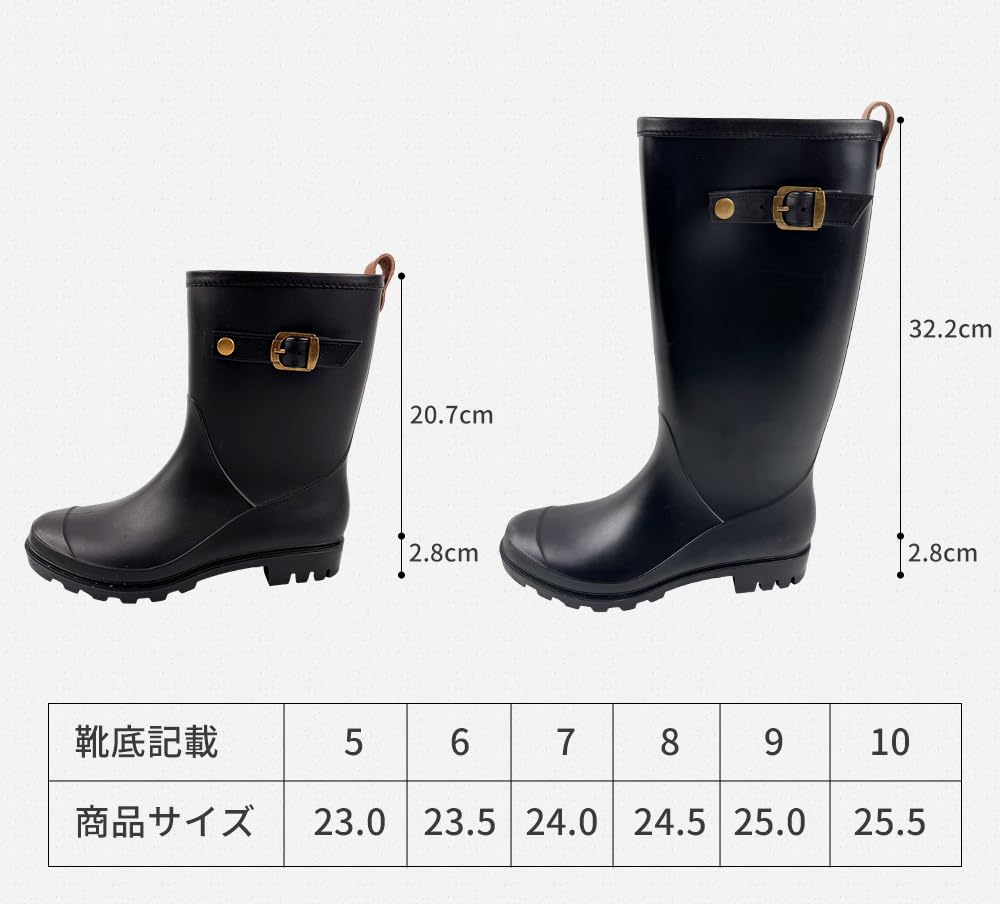 PAFHL Rain Short Long Rain Rain Rainy Typhoon Easy to Put On and Take Suitable for Rain or Shine Size Women's Boots, Boots, Boots, Stylish,