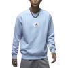 Jordan Essentials Solid Rundhals-Sweatshirt Herren Oberteile Blau Grau FB6935-436