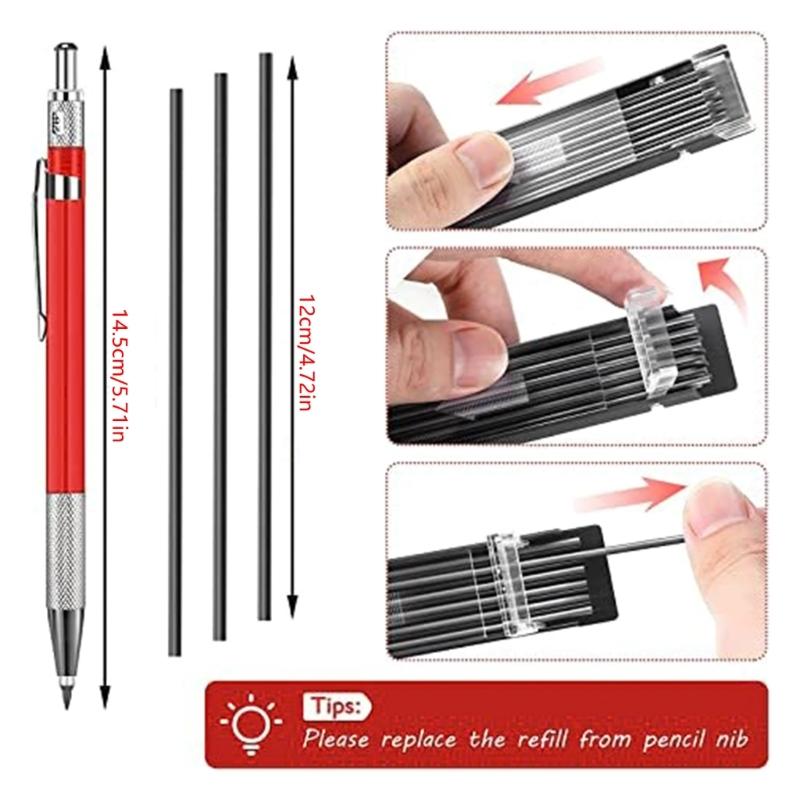 Welders Pencils Construction Pencils Engineering Drawing Pen for Fabrication