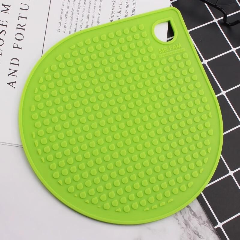 Miaojiayi Water Drop Silicone Heat Resistant Trivet & Pot Holder 3-Piece Set