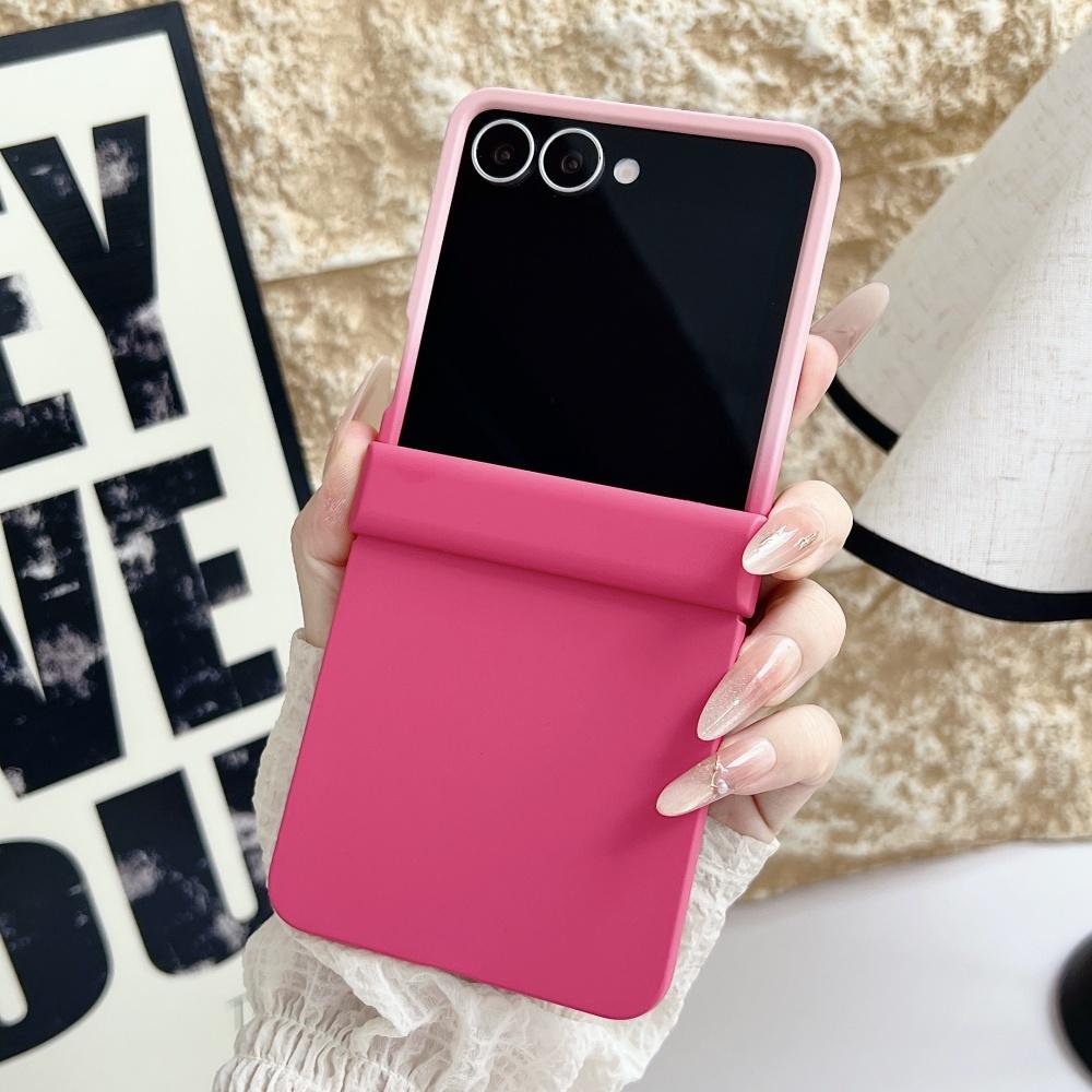 Gradient Double Color Matte Case for Samsung Galaxy Z Flip 7 6 5 4 3 flip7 ZFlip Hinge Protection Hard PC Shockproof Slim Cover