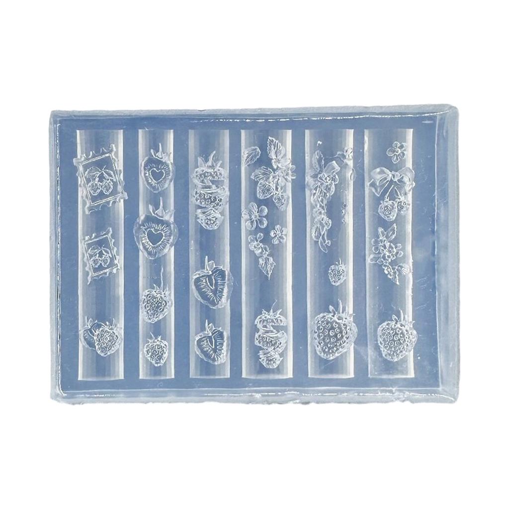 Silicone 3D Nail Embellishment Molds Delicate Shape Small Accessories Crafting Molds Present for Beauty Enthusiasts