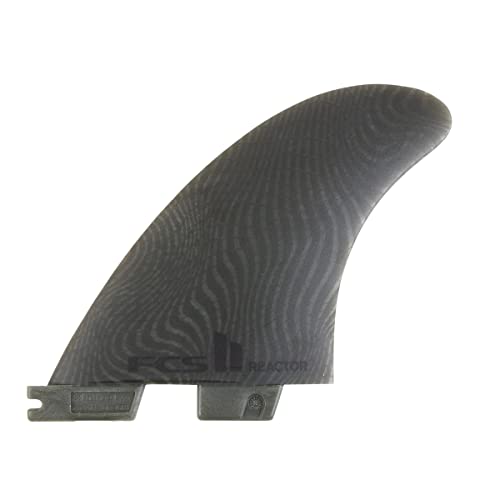 

FCS Reactor Eco Neo Glass Surfboard Fins - Tri Fin Set (3 Fins), Medium