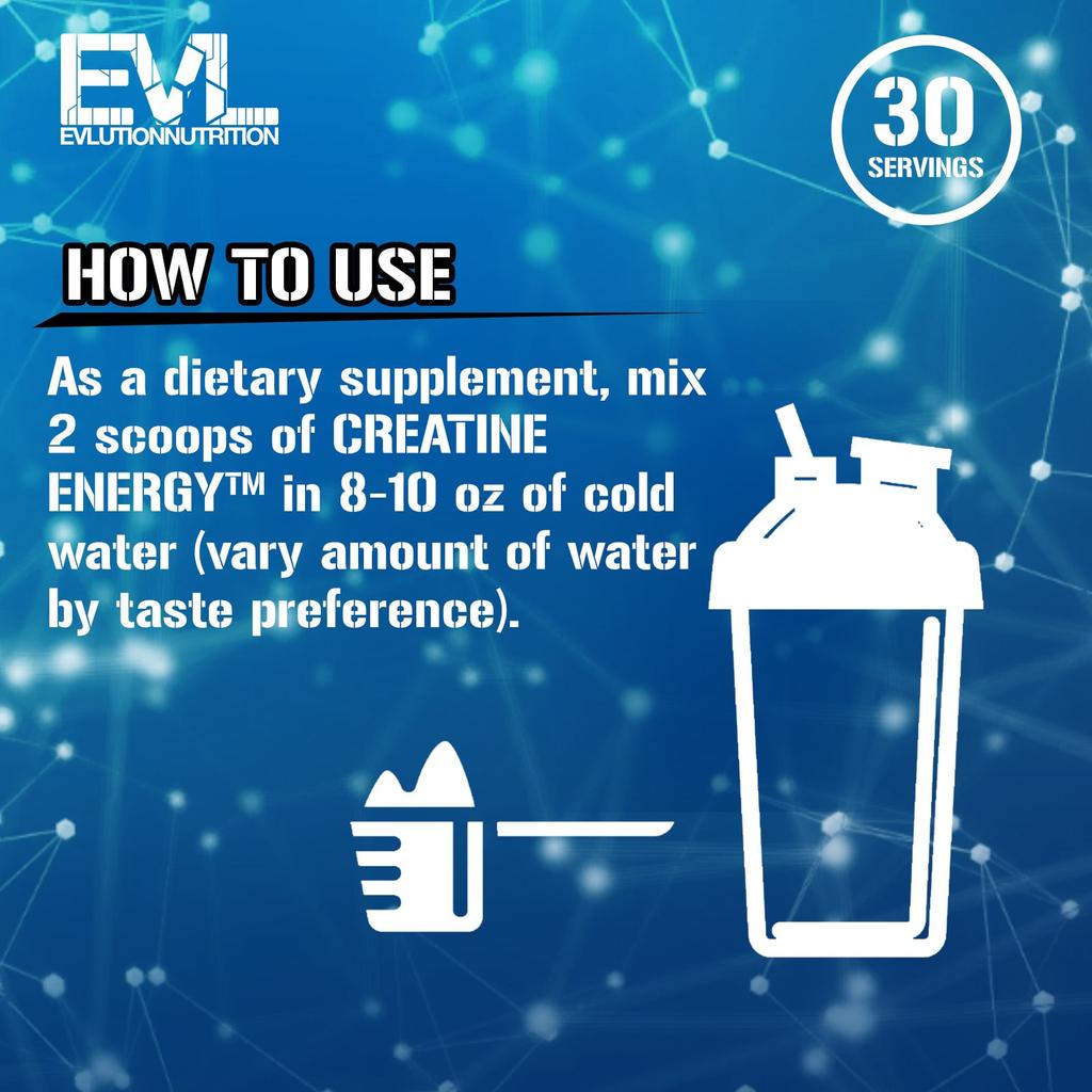 EVLution Nutrition, Creatine Energy™, Pink Lemonade, 9 oz (225 g)
