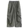 Trendy Boys' Summer Cargo Pants: Korean Style Wide-Leg, Loose Fit, Mosquito-Repellent