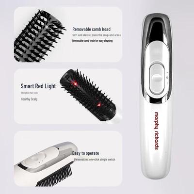 Hair Scalp Massager Comb with Red & Blue Light CN Plug (adapter Included)