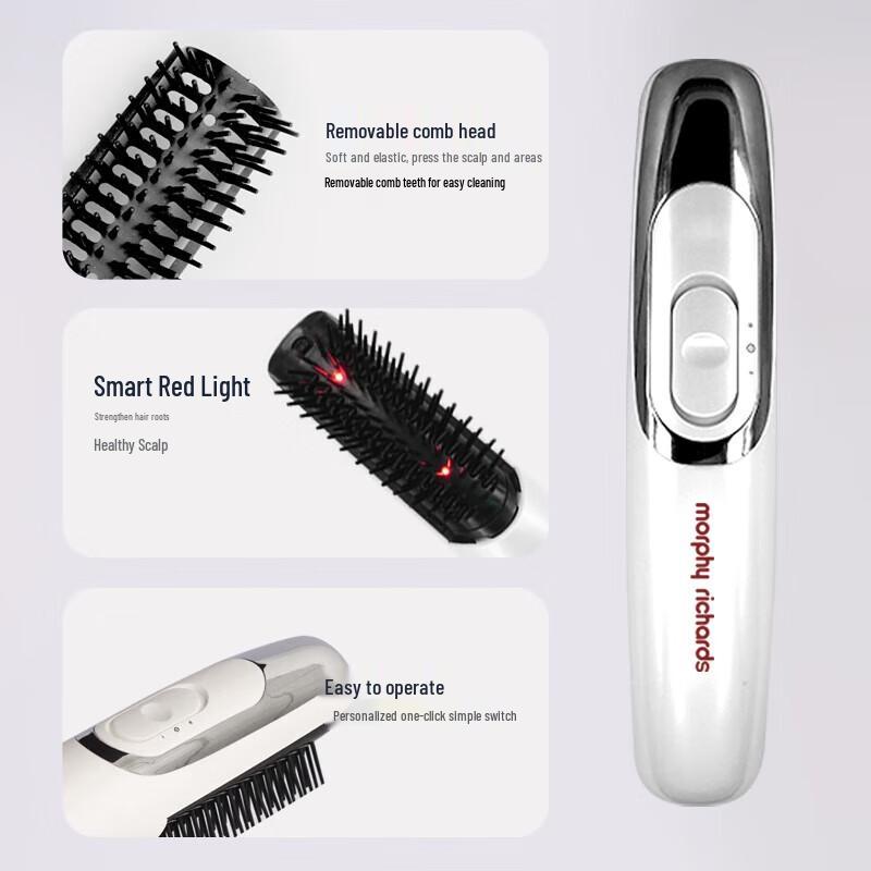 Morphyrichards MR7108 Red/Blue Light Scalp Massager Comb