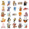 50 Animal Concert Cartoon Stickers: Musical Instrument Decor for Water Bottles, Phone Cases & Journals