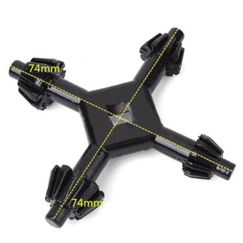 4-Way Universal Combination Drills Chuck Key Power Press Tool 6mm/9mm/10mm/13mm