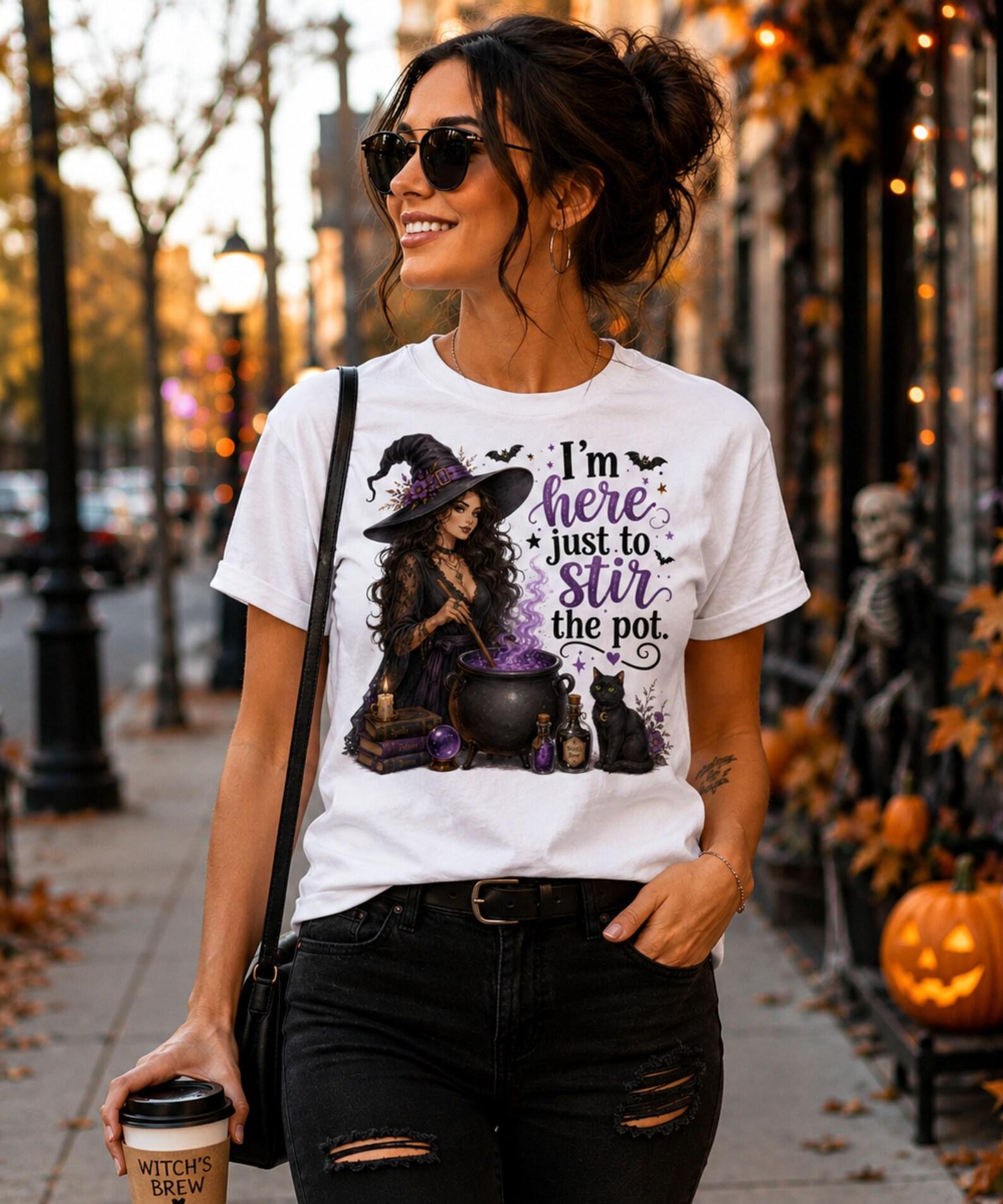 Funny Witch Shirt-Witchy Shirts-Halloween Tee 2XL