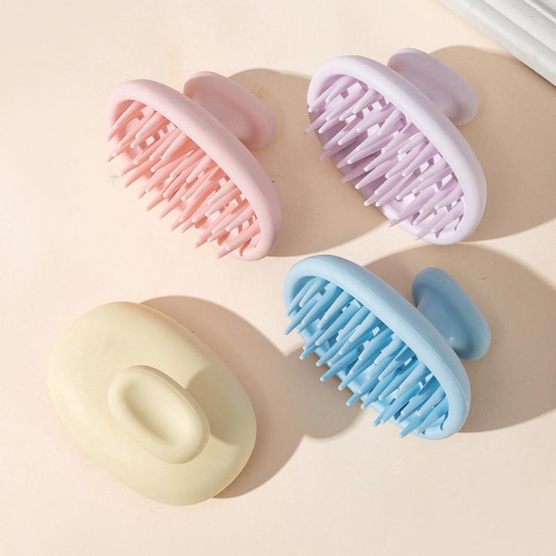 Simple Shampoo Brush Head Scalp Massage Comb Hair Washing Comb Body Massage Brush Bath Shower Brush Salon Hairdressing Tool