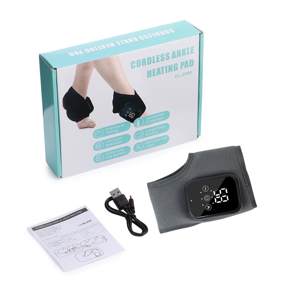Electric Heated Foot & Ankle Massager with Hot Compress
