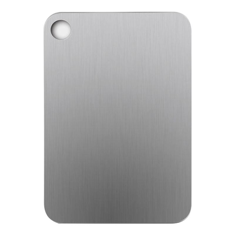Dual-Sided Pure Titanium & Wheat Fiber Anti-Mold Cutting Board 290*200*1.2mm Whole Titanium Cutting Board H01T
