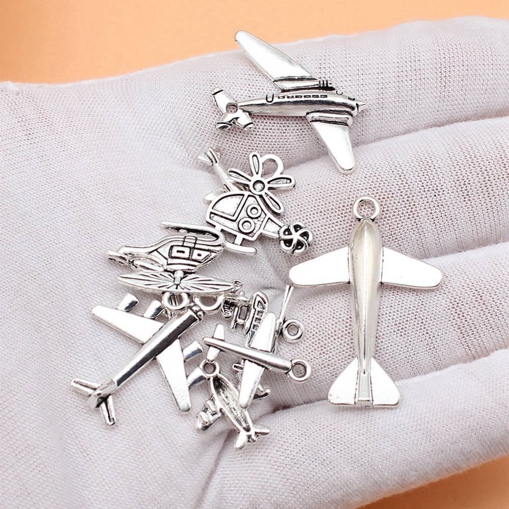 Charms Schlüsselschloss Werkzeug Gemischtes Set Anhänger Vintage Schmuckzubehör QC076